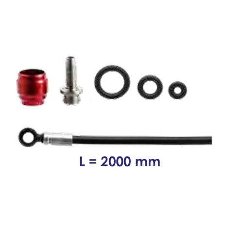 Kit di tubi ELVEDES per SRAM 2m Banjo + pezzi di ricambio