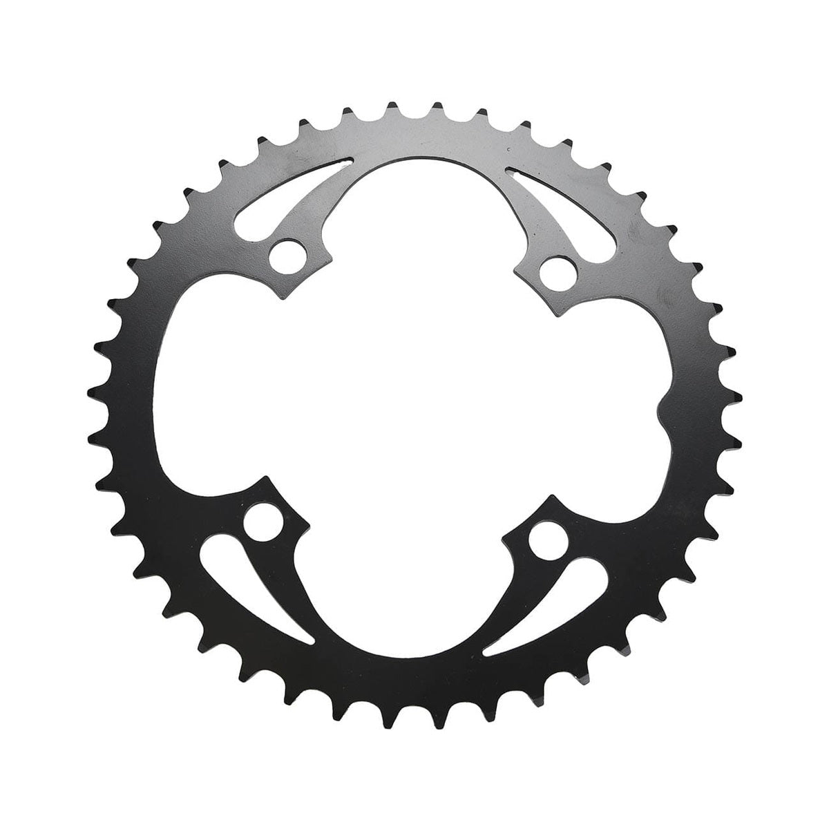 Corona monocorona SRAM MTB 104BCD a 4 fori da 104 mm — vista della corona su sfondo bianco