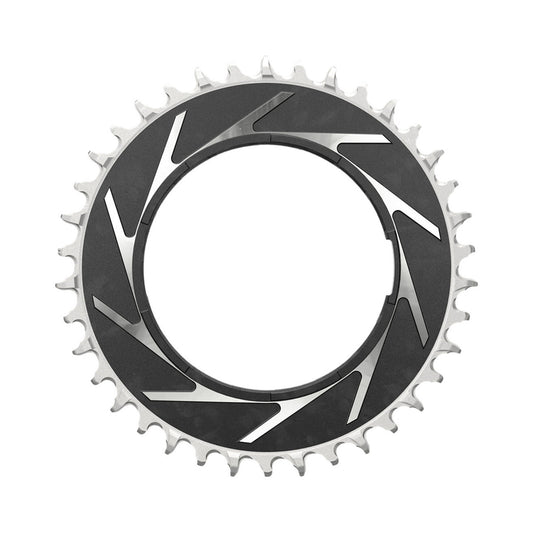 Corona monocorona SRAM XX-SL T-TYPE EAGLE POWERMETER BOOST 12 velocità ad attacco diretto, offset 3 mm — vista della corona su sfondo bianco