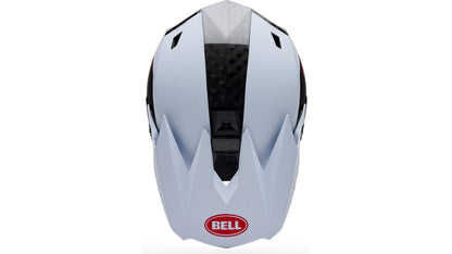 Casco MTB BELL FULL-10 SPHERICAL CARBON PEAK Bianco