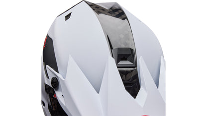 Casco MTB BELL FULL-10 SPHERICAL CARBON PEAK Bianco