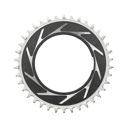 Corona monocorona SRAM XX-SL T-TYPE EAGLE POWERMETER BOOST 12 velocità ad attacco diretto, offset 0 mm — vista della corona su sfondo bianco