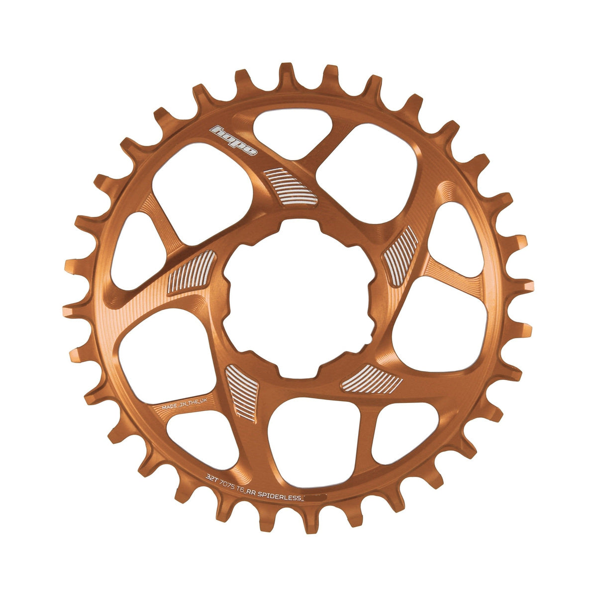 Corona monocorona HOPE R22 9/10/11/12V Direct Mount color bronzo — vista della corona su sfondo bianco