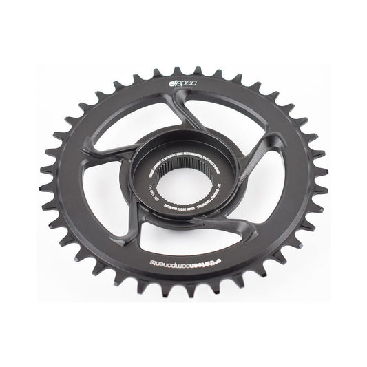 Corona monocorona E-THIRTEEN E-SPEC 11/12 velocità a montaggio diretto Shimano E8000 — vista della corona su sfondo bianco