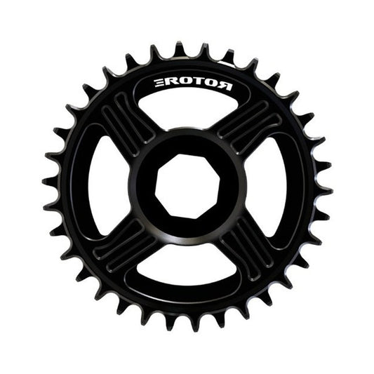 Corona monocorona ROTOR E-MTB BOSCH Direct Mount — vista della corona su sfondo bianco