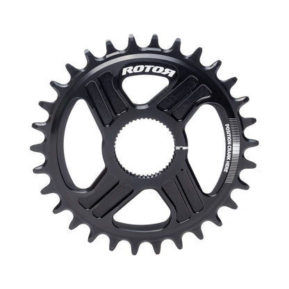 Corona monocorona 9/10/11V ROTOR noQ-RING Direct Mount per Hawk/Raptor/Kapic/2INPowerDM/INPowerDM — vista della corona su sfondo bianco
