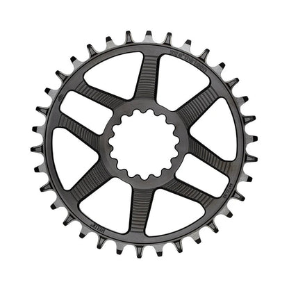 Corona monocorona E-THIRTEEN HELIX RACE 11/12 velocità a montaggio diretto Boost/SuperBoost 52/55 mm — vista della corona su sfondo bianco
