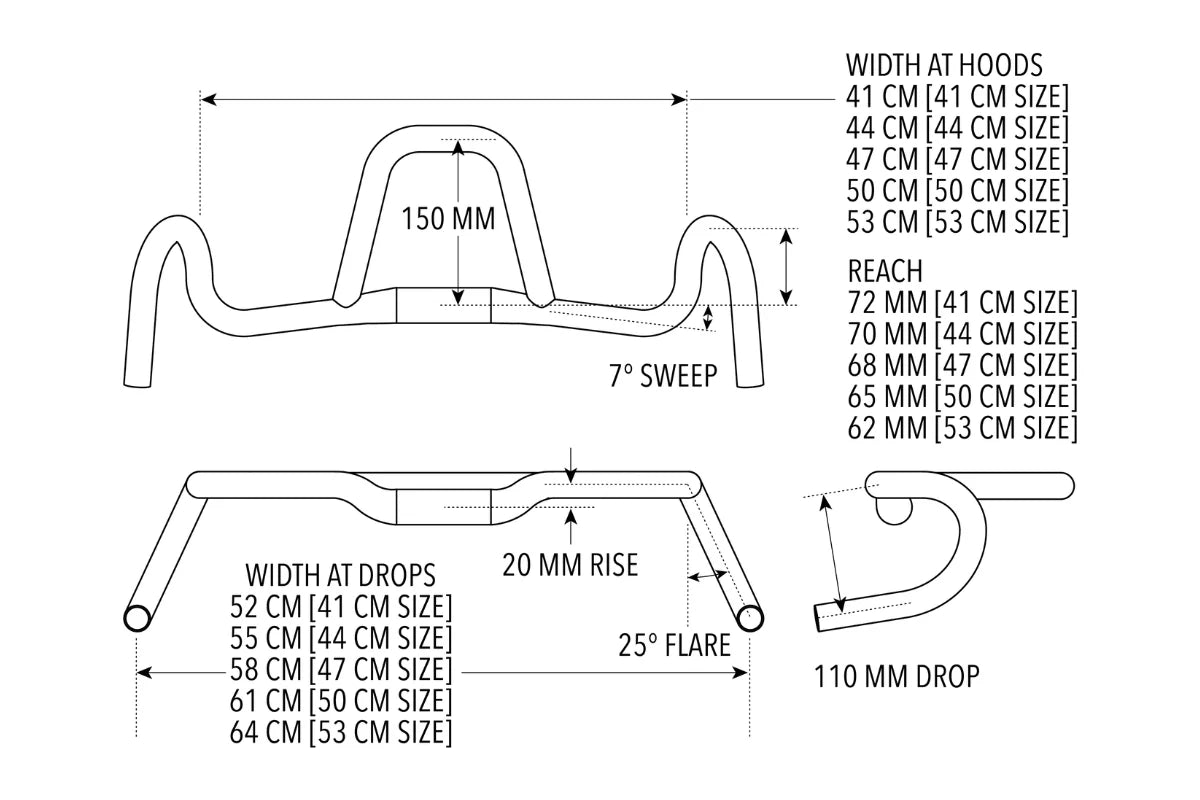 Gancio Gravel REDSHIFT KITCHEN SINK + LOOP  Altezza 20 mm