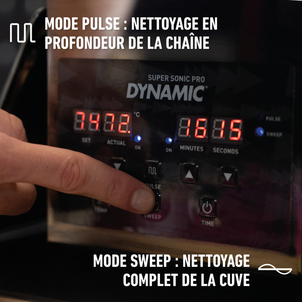Pulitore a ultrasuoni DYNAMIC SUPER SONIC PRO