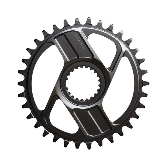 Corona monocorona SHIMANO XTR SM-CRM96 M9200/9220 12 velocità — vista della corona su sfondo bianco