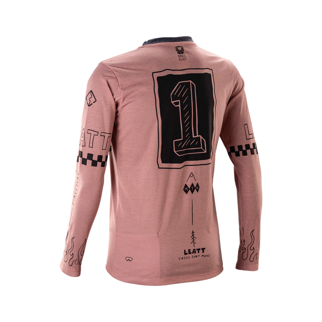 LEATT MTB Gravity 3.0 Maglia a manica lunga Donna Rosa