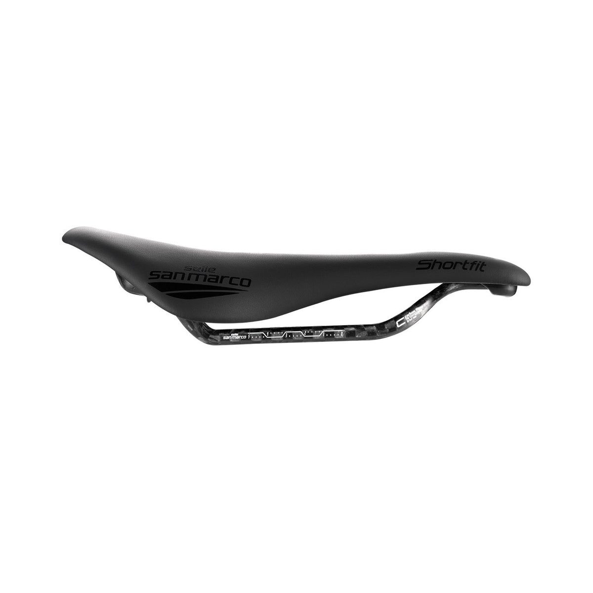 Sella SAN MARCO Shortfit 130 Carbon FX S3 - vista laterale