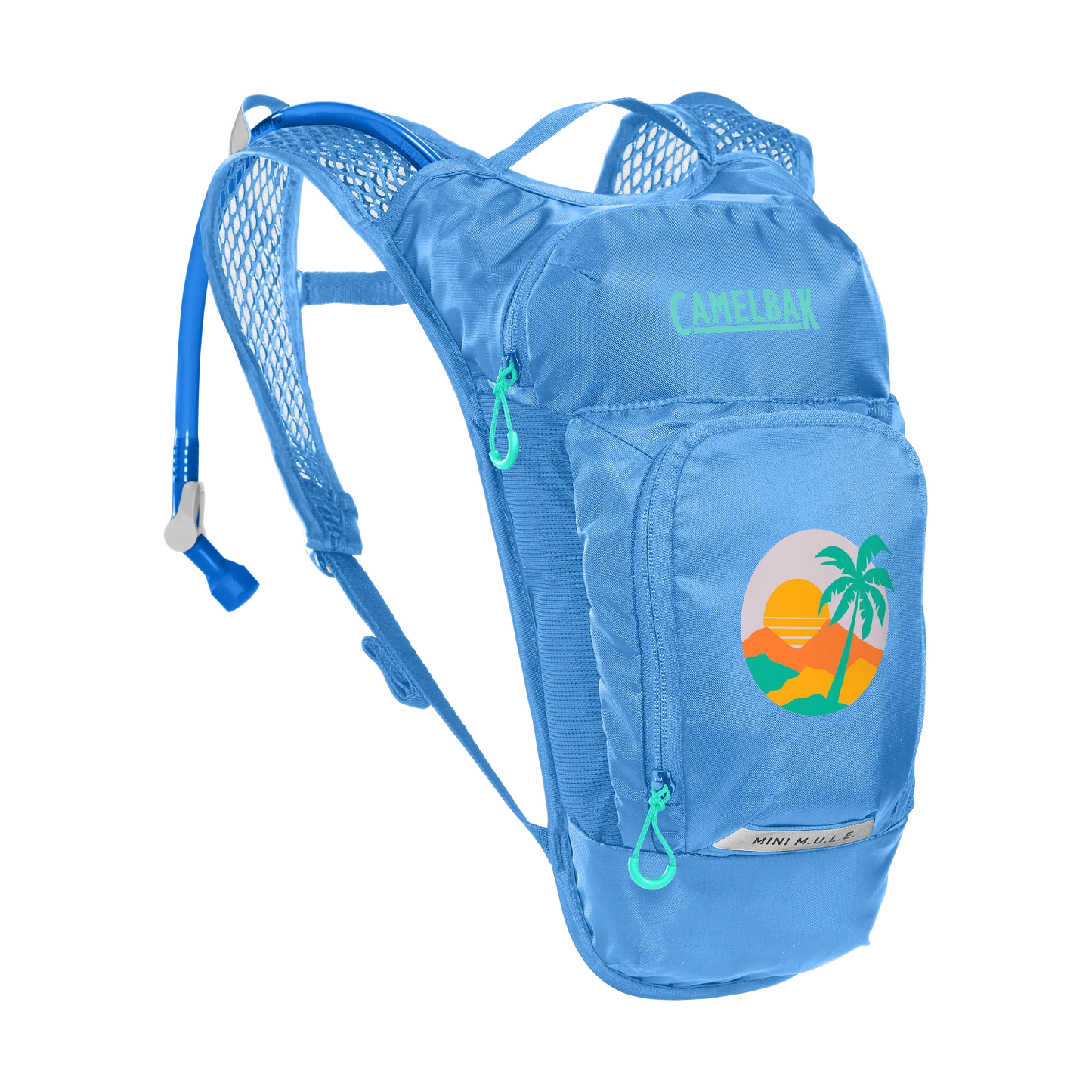 CAMELBAK MINI MULE 5 L Junior Borsa per l'idratazione con palme blu