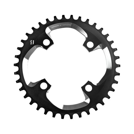 Corona monocorona SRAM X01 DH 10 velocità, 104 mm — vista della corona su sfondo bianco