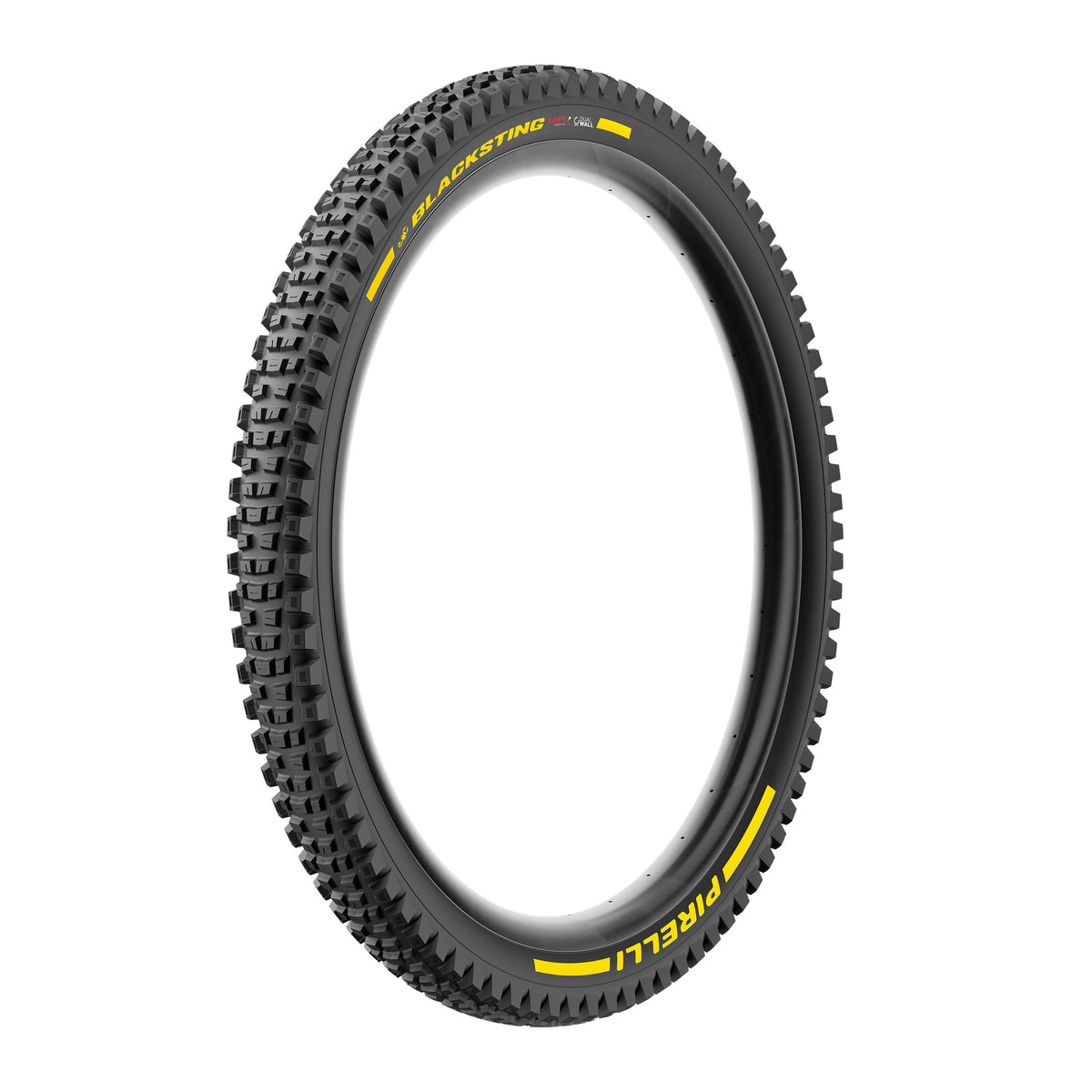 Pneumatico PIRELLI SCORPION BLACK STING 29x2.40 Soft DualWall Tubeless Ready con cerchietto pieghevole Nero/Giallo Team Edition