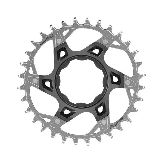 Corona monocorona SRAM XX T-TYPE EAGLE 12 velocità a montaggio diretto TQ HPR50 — vista della corona su sfondo bianco
