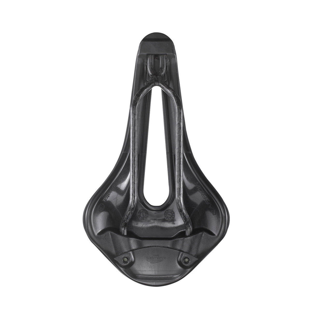 Sella SAN MARCO Shortfit 2.0 Carbon FX Pro Series S3 - vista dal basso