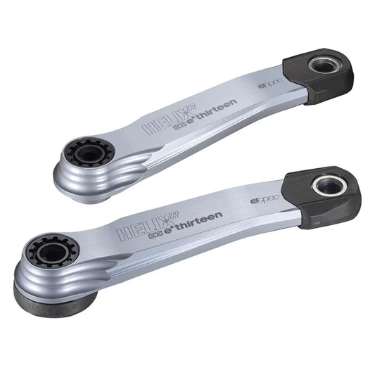 E.THIRTEEN E-SPEC HELIX RACE ALLOY pedivelle per Fazua Ride 60 Argento