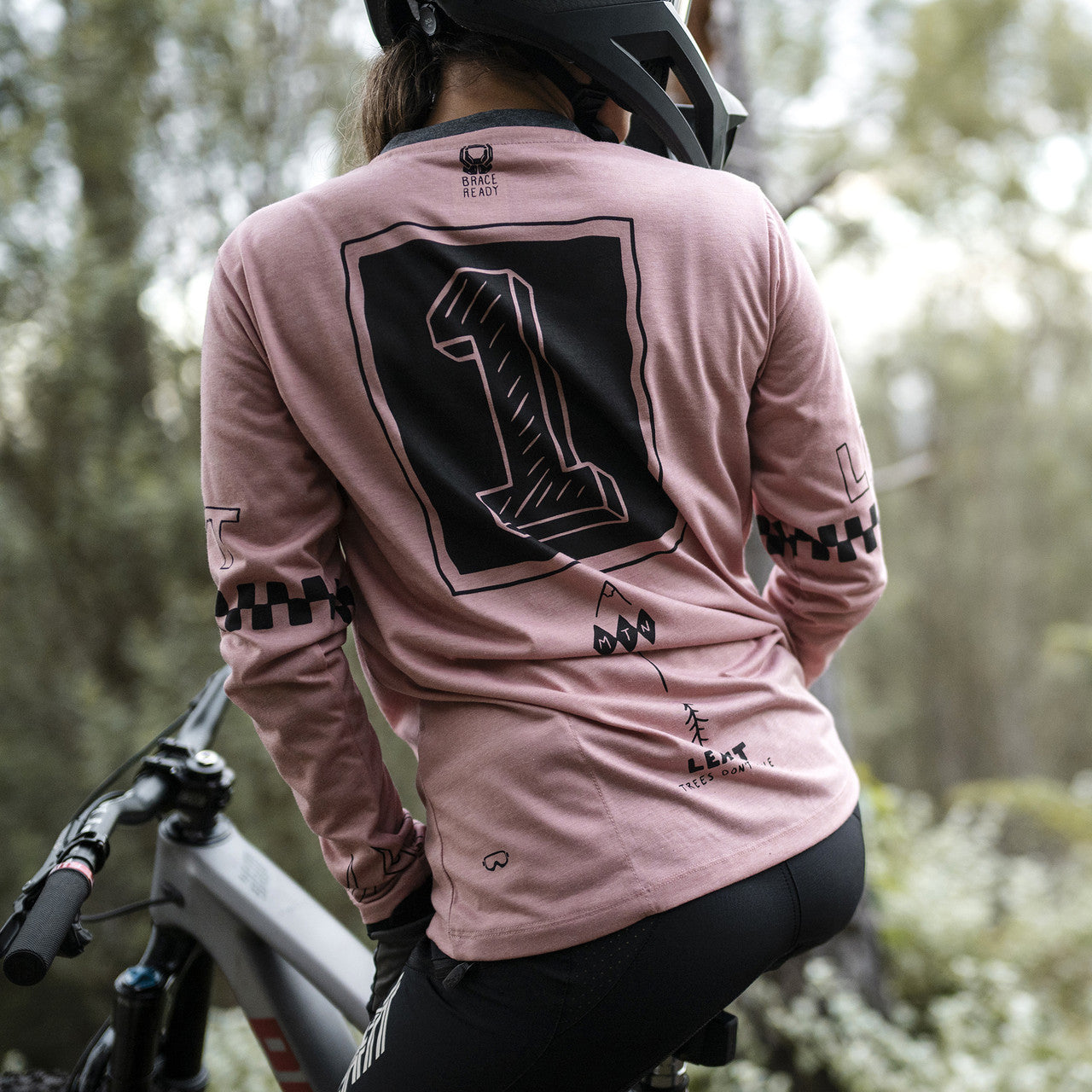 LEATT MTB Gravity 3.0 Maglia a manica lunga Donna Rosa