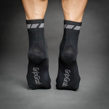 Calze GRIPGRAB MERINO REGULAR CUT nere