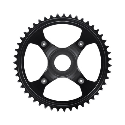 Corona monocorona per e-bike SHIMANO SM-CRE80-R 10/11 velocità, linea catena 50 mm — vista della corona su sfondo bianco