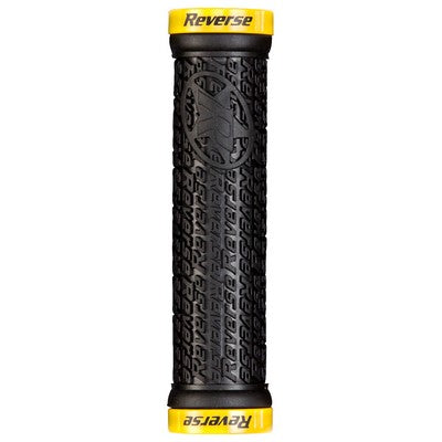 Grip REVERSE COMPONENTS STAMP Lock-On Ø 30mm Nero/Giallo