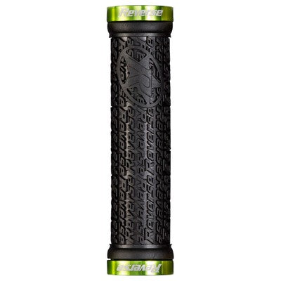 REVERSE COMPONENTS STAMP Lock-On Grips Ø 30 mm Nero/Verde