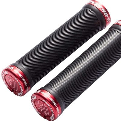 Grip REVERSE COMPONENTS SPIN Lock-On Ø 30mm Nero/Rosso
