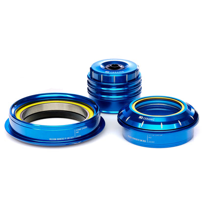 Serie Sterzo Semi-Integrata Conica Ceramica CANE CREEK 110 1"1/8-1.5" ZS44/ZS56 30th Anniversary Blu