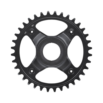 Corona monocorona per e-bike SHIMANO SM-CRE70-12-B 12 velocità, linea catena 53 mm — vista della corona su sfondo bianco