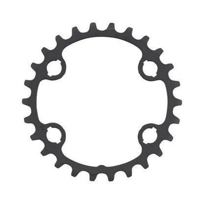 Corona interna SHIMANO SLX/XT per FC-M7100/8100 (26-36 denti) 12 velocità — vista della corona su sfondo bianco