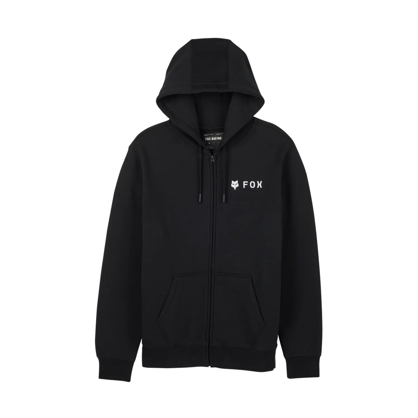 FOX ABSOLUTE ZIP Felpa con cappuccio nero