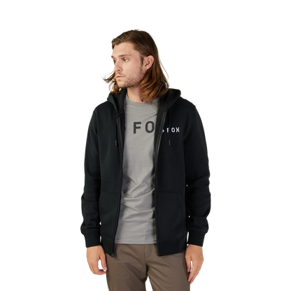 Felpa con Cappuccio FOX ABSOLUTE ZIP Nera