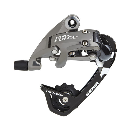 Cambio posteriore SRAM FORCE 10V a gabbia media – vista del prodotto su sfondo bianco
