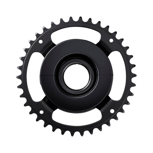 Corona monocorona per e-bike SHIMANO SM-CRE61 9/10/11 velocità — vista della corona su sfondo bianco