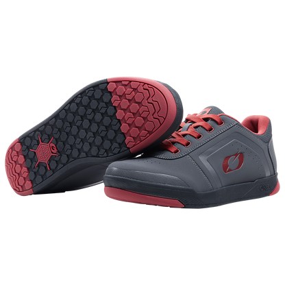 Scarpe MTB O'NEAL PINNED FLAT Grigio/Rosso