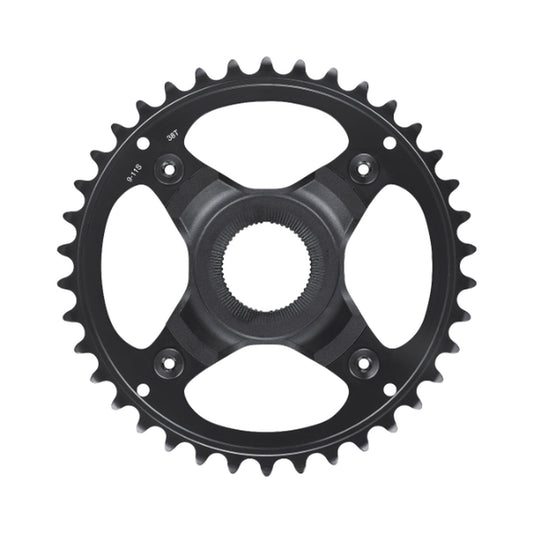 Corona monocorona per e-bike SHIMANO SM-CRE70 9/10/11 velocità — vista della corona su sfondo bianco