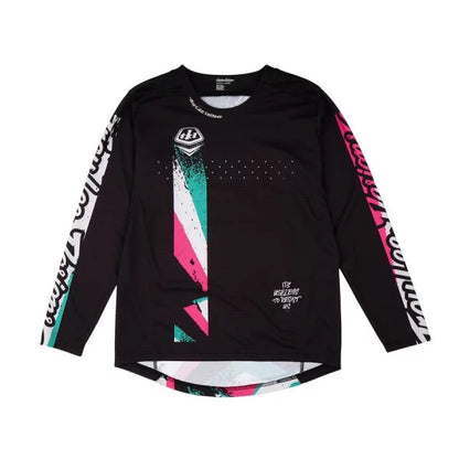 Maglia TROY LEE DESIGNS SPRINT FULL PULL Junior Maniche Lunghe Nero