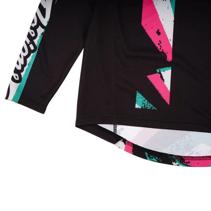 Maglia TROY LEE DESIGNS SPRINT FULL PULL Junior Maniche Lunghe Nero