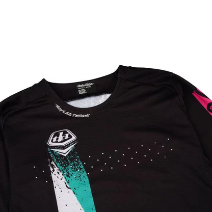 Maglia TROY LEE DESIGNS SPRINT FULL PULL Junior Maniche Lunghe Nero