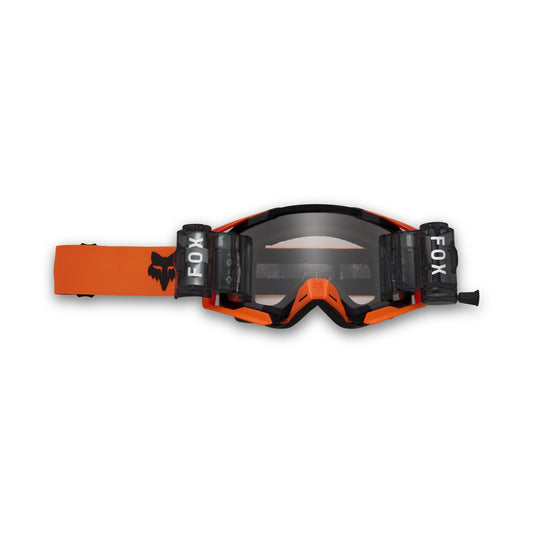 FOX AIRSPACE ENDURO ROLL OFF Maschera Arancione 2025