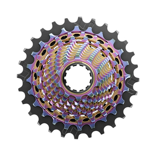 Cassetta SRAM RED XG-1290 E1 Rainbow a 12 velocità – foto principale su sfondo bianco
