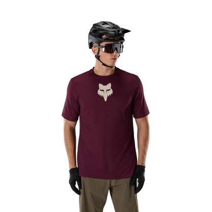 Maglia FOX RANGER FOX HEAD Maniche Corte Bordeaux
