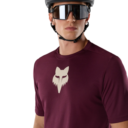 Maglia FOX RANGER FOX HEAD Maniche Corte Bordeaux