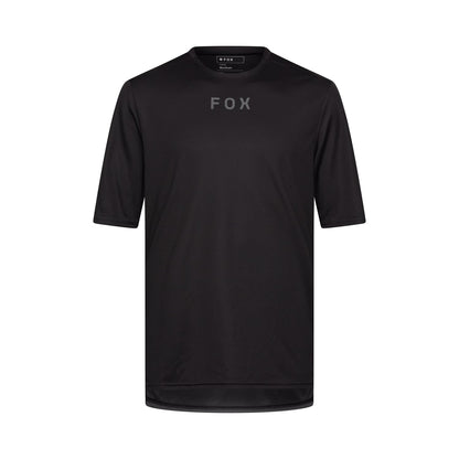 Maglia FOX RANGER WORDMARK Maniche Corte Nero