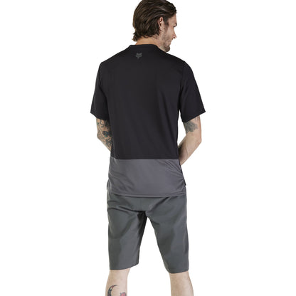 Maglia FOX RANGER WORDMARK Maniche Corte Nero