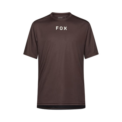 Maglia FOX RANGER WORDMARK Maniche Corte Marrone
