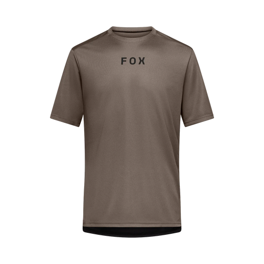 FOX RANGER WORDMARK Maglia a maniche corte marrone noce moscata