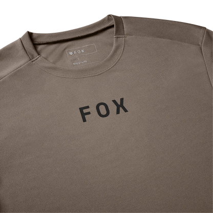 Maillot FOX RANGER WORDMARK Maniche Corte Marrone Nutmeg