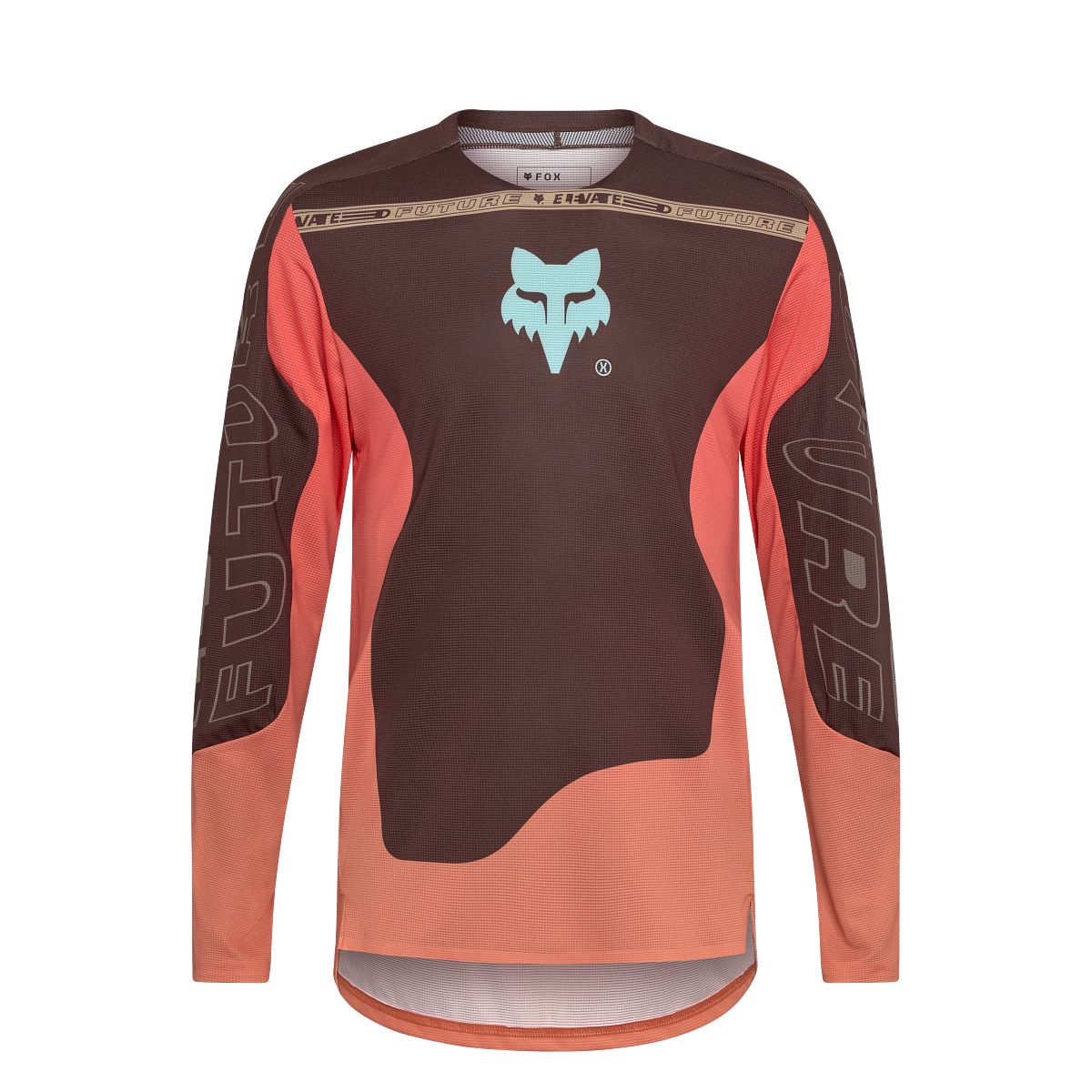 FOX FLEXAIR ELEVATED Maglia a maniche lunghe Marrone/Arancione